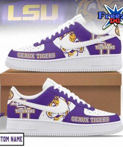 LSU Geaux Tigers Custom Nike Air Force 1