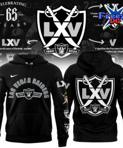 Las Vegas Raiders 65th Anniversary Hoodie