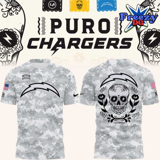 Los Angeles Chargers Puro Salute Chargers 2024 T-Shirt