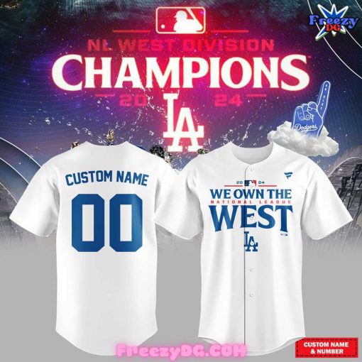 Los Angeles Dodgers Custom Name 2024 White Baseball Jersey