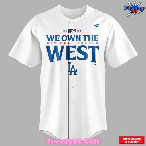 Los Angeles Dodgers Custom Name 2024 White Baseball Jersey