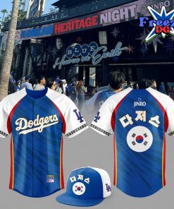 Los Angeles Dodgers Korean Heritage Night Baseball Jersey