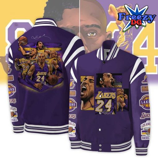 Los Angeles Lakers Kobe Bryant 2024 Baseball Jacket