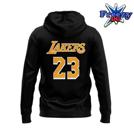 Los Angeles Lakers LeBron James Black Hoodie