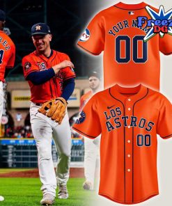 Los Houston Astros Custom Baseball Jersey