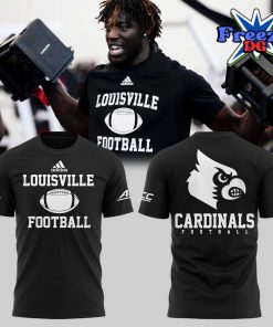 Louisville Cardinals Football 2024 Black T-Shirt