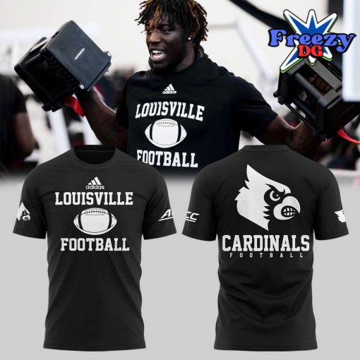 Louisville Cardinals Football 2024 Black T-Shirt