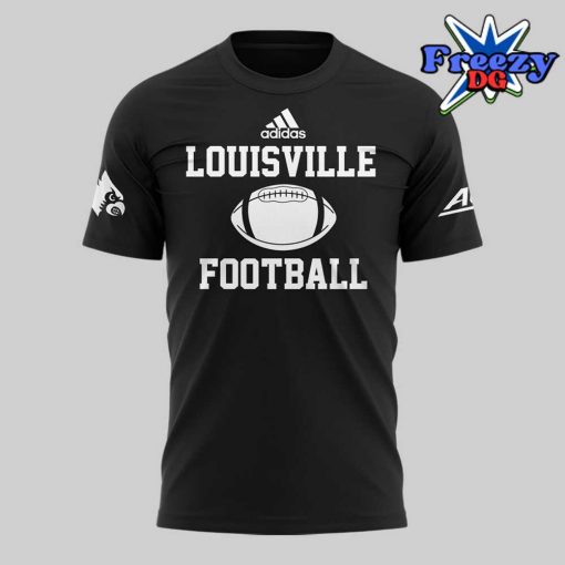 Louisville Cardinals Football 2024 Black T-Shirt