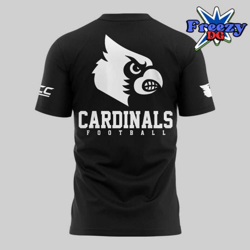 Louisville Cardinals Football 2024 Black T-Shirt