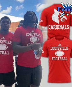 Louisville Cardinals Football 2024 Red T-Shirt