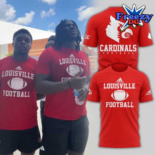 Louisville Cardinals Football 2024 Red T-Shirt