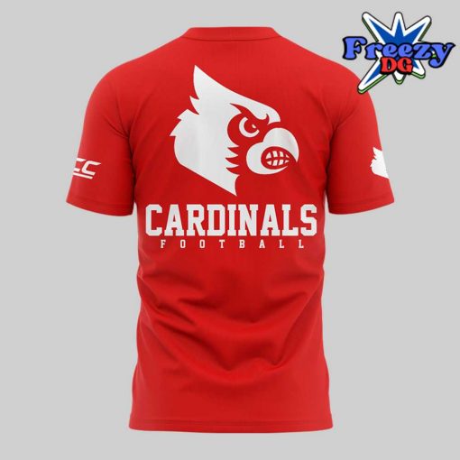 Louisville Cardinals Football 2024 Red T-Shirt