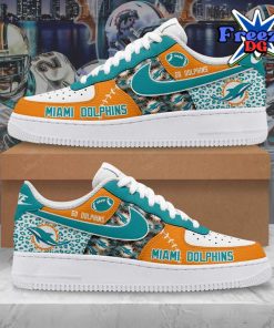 Miami Dolphins Go Dolphins Nike Air Force 1