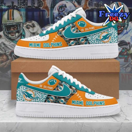 Miami Dolphins Go Dolphins Nike Air Force 1