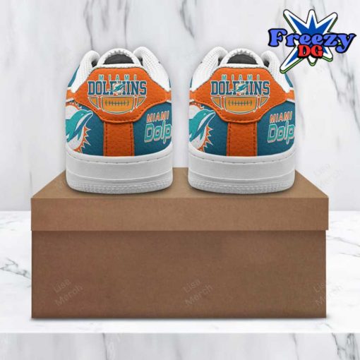 Miami Dolphins Go Fins Nike Air Force 1