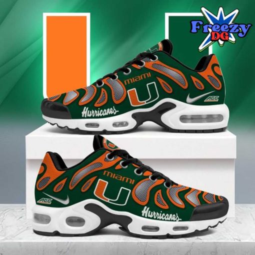 Miami Hurricanes Football Nike Air Max Plus Shoes