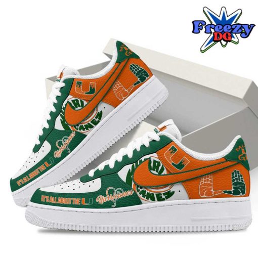 Miami Hurricanes Limited Edition Nike Air Force 1