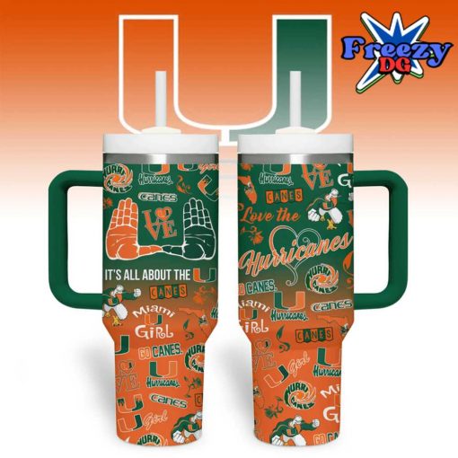 Miami Hurricanes Special Stanley Tumbler Cup