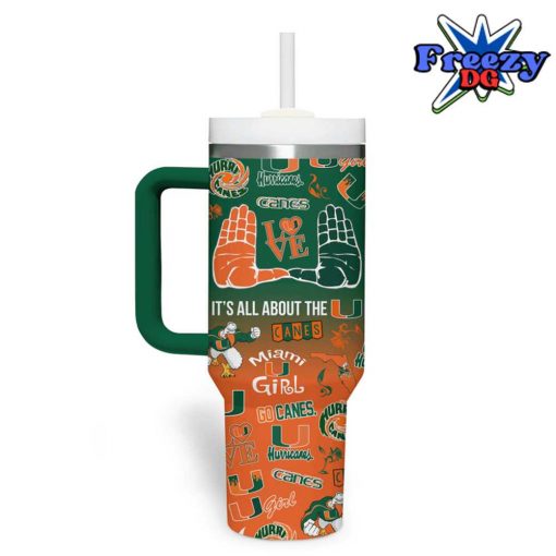 Miami Hurricanes Special Stanley Tumbler Cup