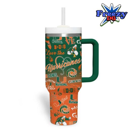 Miami Hurricanes Special Stanley Tumbler Cup