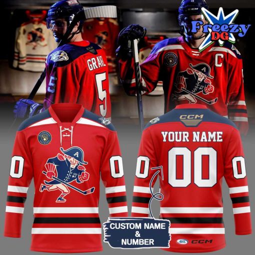 Milwaukee Admirals New 2024 Red Alternate Hockey Jersey