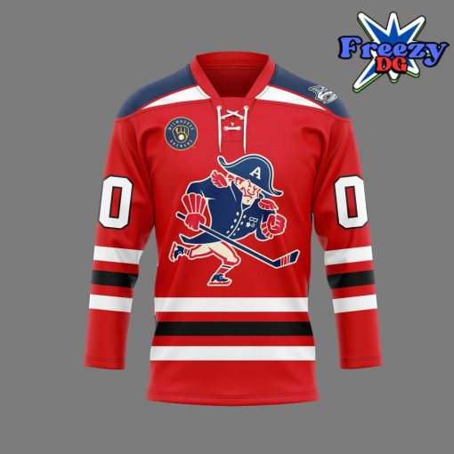 Milwaukee Admirals New 2024 Red Alternate Hockey Jersey