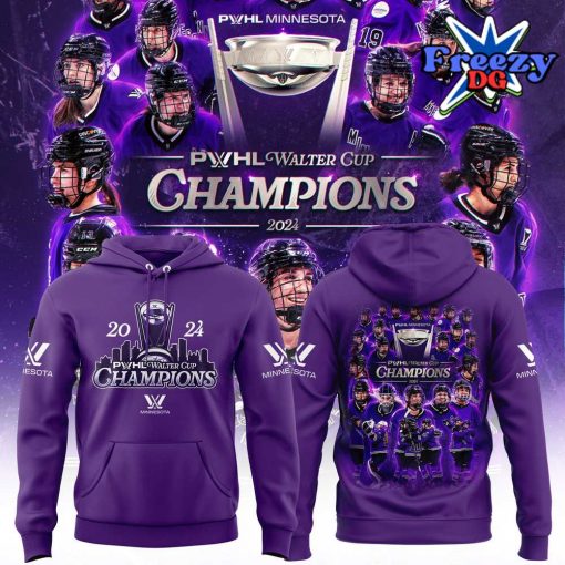 Minnesota PWHL Champions Walter Cup Hoodie