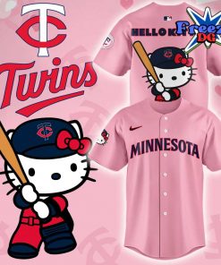 Minnesota Twins x Hello Kitty 2024 Baseball Jersey