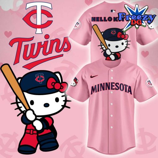 Minnesota Twins x Hello Kitty 2024 Baseball Jersey