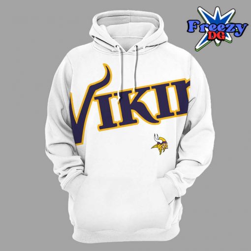 Minnesota Vikings New 2024 White Hoodie