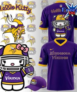 Minnesota Vikings x Hello Kitty 2024 Pink Football Jersey