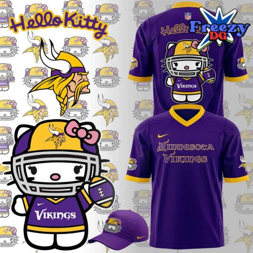 Minnesota Vikings x Hello Kitty 2024 Football Jersey