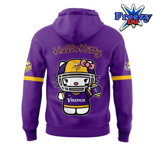 Minnesota Vikings x Hello Kitty 2024 Hoodie