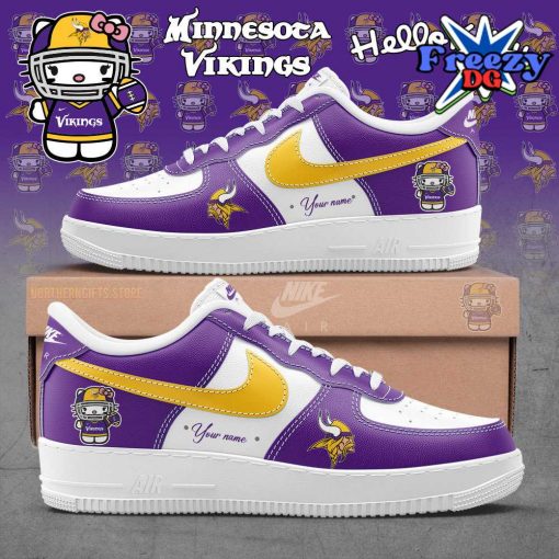 Minnesota Vikings x Hello Kitty Nike Air Force 1