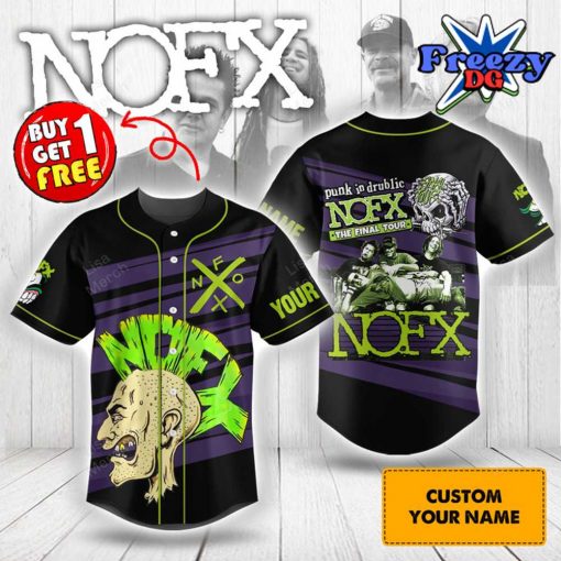 NOFX Punk in Drublic Baseball Jersey