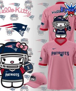 New England Patriots x Hello Kitty Pink Football Jersey