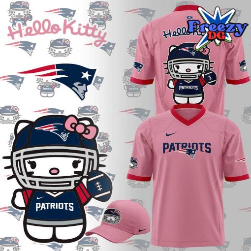 New England Patriots x Hello Kitty Pink Football Jersey