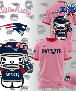 New England Patriots x Hello Kitty Pink T-Shirt