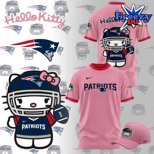 New England Patriots x Hello Kitty Pink T-Shirt