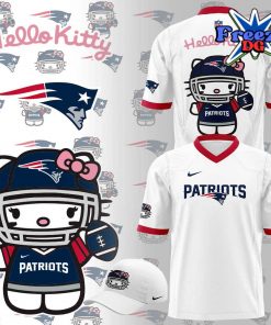 New England Patriots x Hello Kitty White Football Jersey