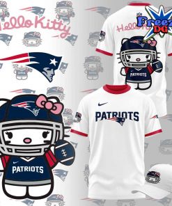 New England Patriots x Hello Kitty White T-Shirt