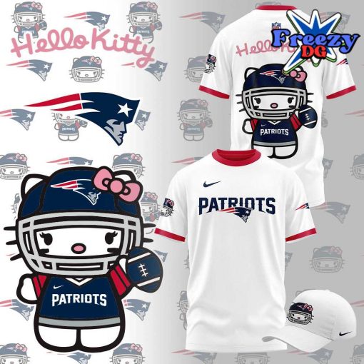 New England Patriots x Hello Kitty White T-Shirt