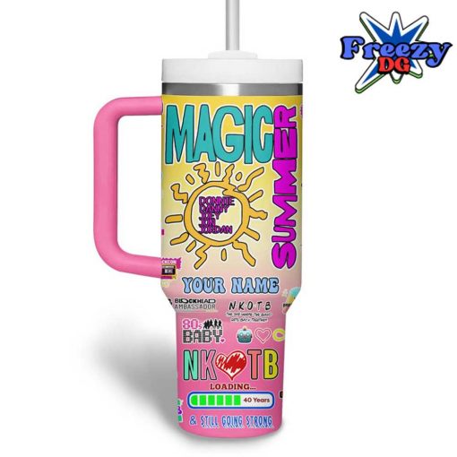 New Kids On The Block Stanley Tumbler Cup 40oz