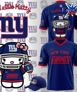 New York Giants x Hello Kitty Blue Football Jersey