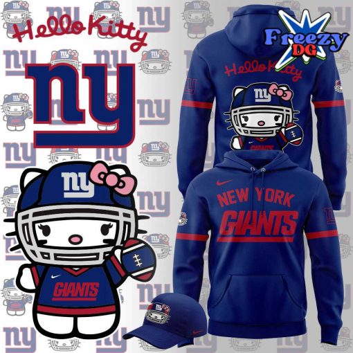 New York Giants x Hello Kitty Blue Hoodie