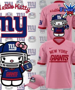 New York Giants x Hello Kitty Pink Football Jersey