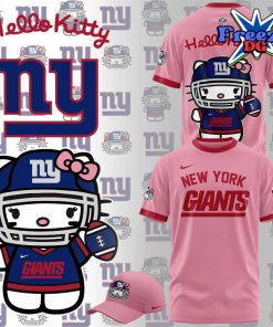 New York Giants x Hello Kitty Pink T-Shirt