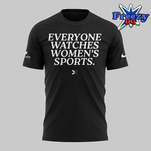 New York Liberty Everyone Watches Women’s Sports 2024 Black T-Shirt