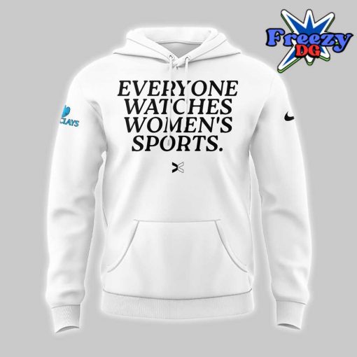 New York Liberty Everyone Watches Women’s Sports 2024 White Hoodie