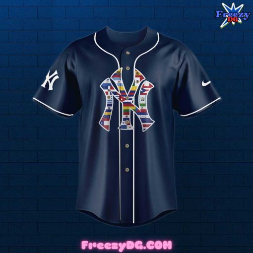 New York Yankees Happy Hispanic Heritage Month 2024 Baseball Jersey